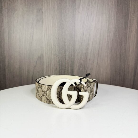 Gucci GG Supreme Marmont wide belt